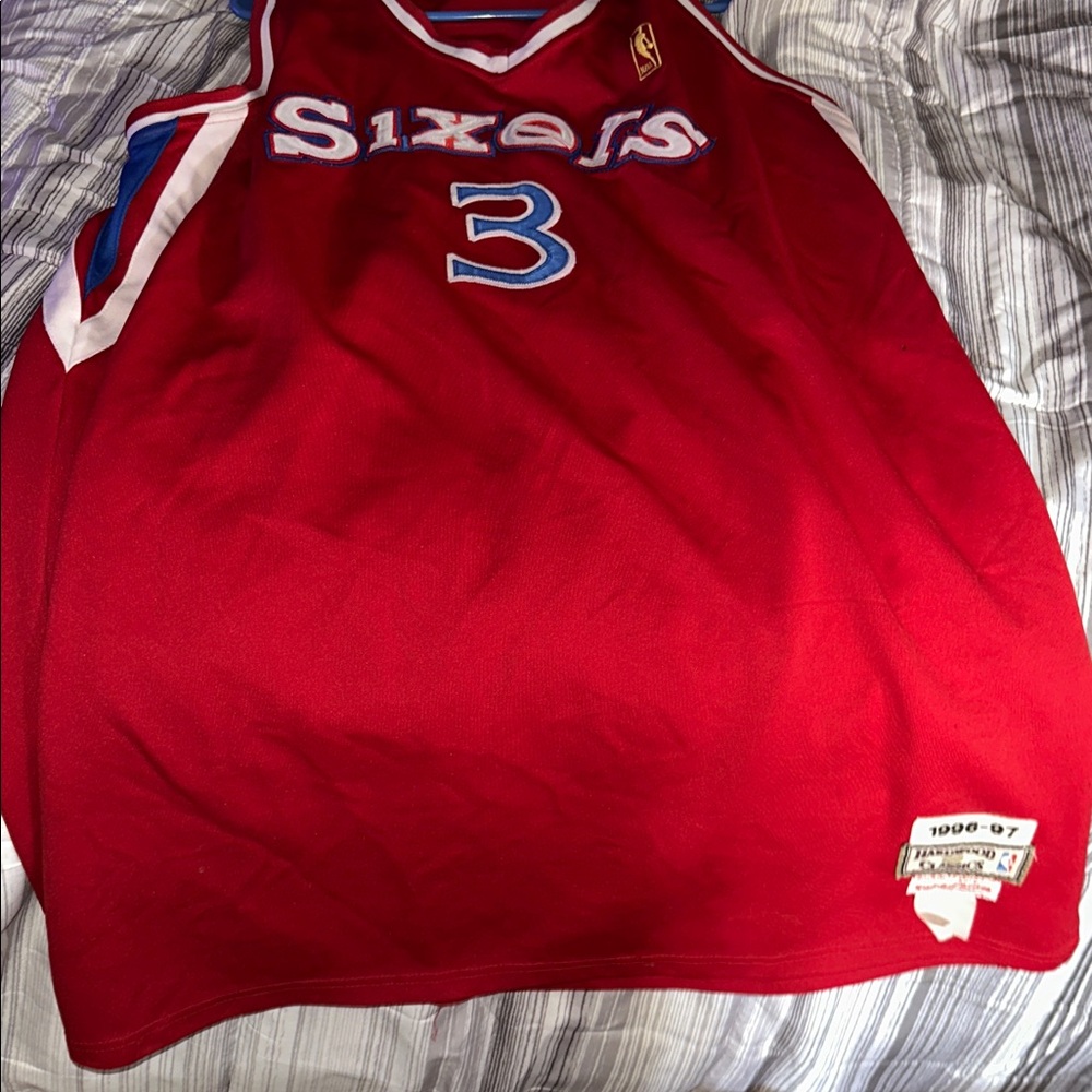 Mitchell & Ness Allen Iverson 97-98 Sixers #3 Basketball Jersey Authentic- NWT